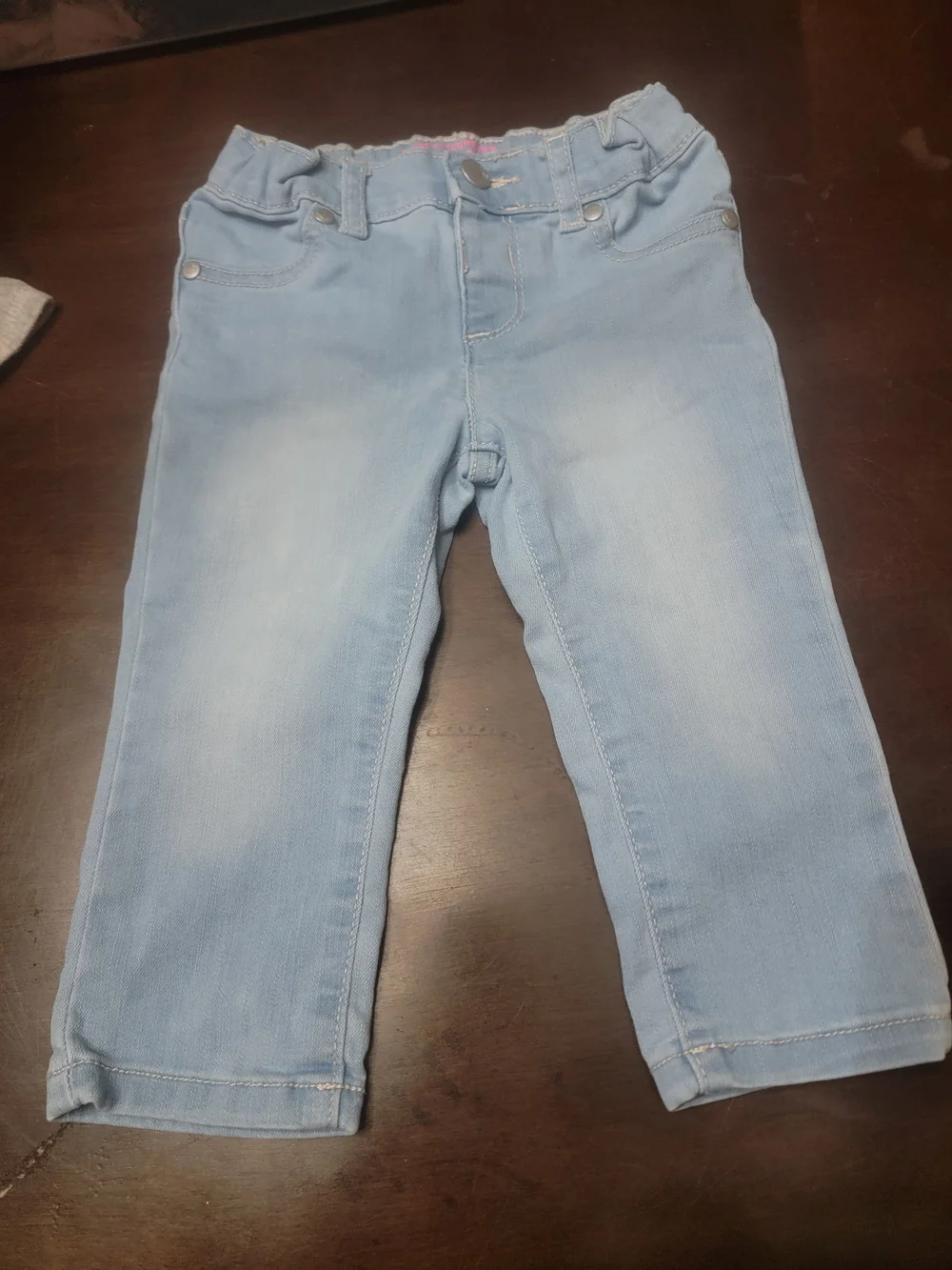 The Children's Place Light Blue Stretch Denim Jeggings for Girls